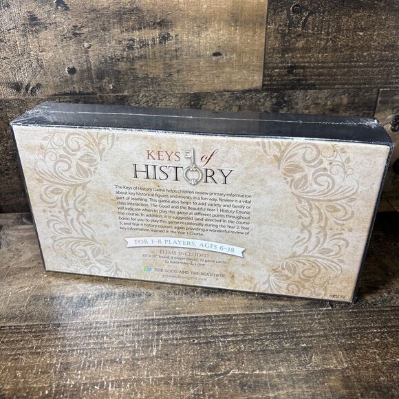NEW Keys Of History Year 1 History Course Game The Good and the Beautiful Sealed - Picture 3 of 3